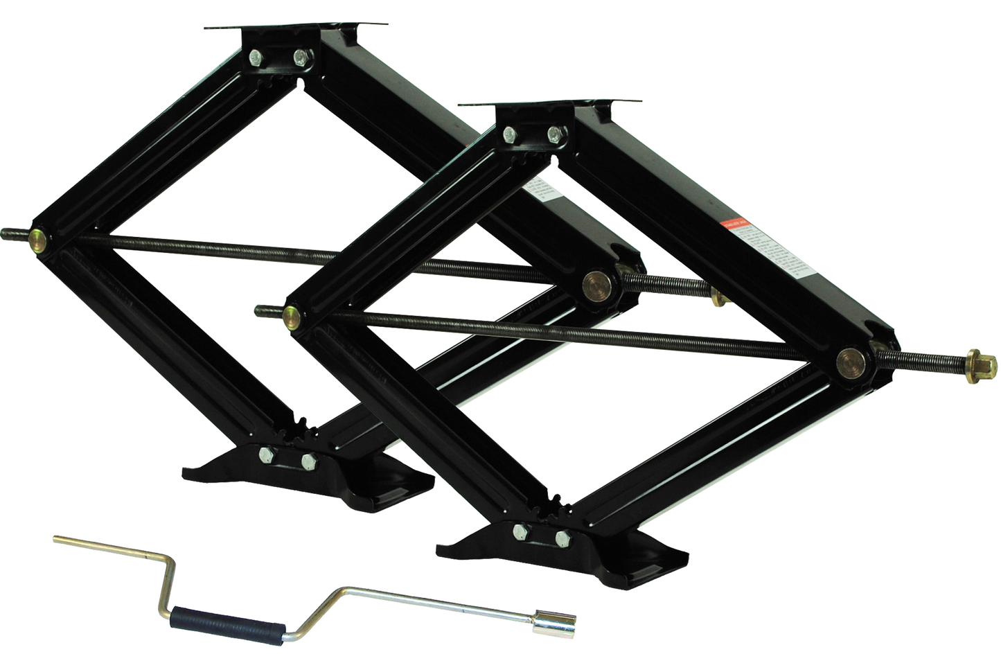 30" Scissor Jack Set – Pair of Heavy‑Duty RV/Trailer Stabilizer Jacks (Ferro Distribution) F03003