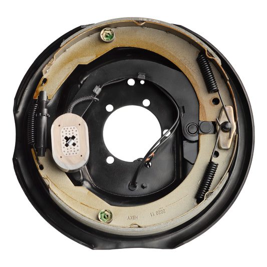 12" x 2" Electric Trailer Brake Assembly – Manual Adjust, 7,000 lb, Left‑Hand, Boxed (Ferro Distribution) F02022