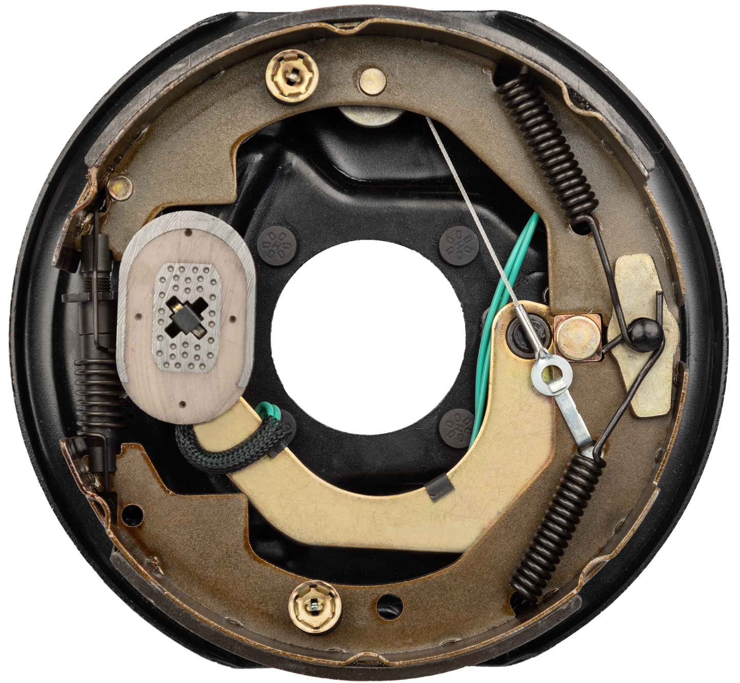 12" x 2" Self‑Adjusting Electric Trailer Brake Assembly – 7,000 lb, Right‑Hand, Boxed (Ferro Distribution) F02041