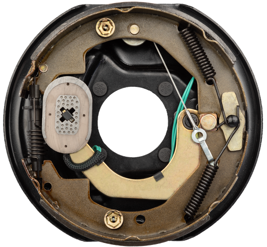 12" x 2" Self‑Adjusting Electric Trailer Brake Assembly – 7,000 lb, Right‑Hand, Boxed (Ferro Distribution) F02041