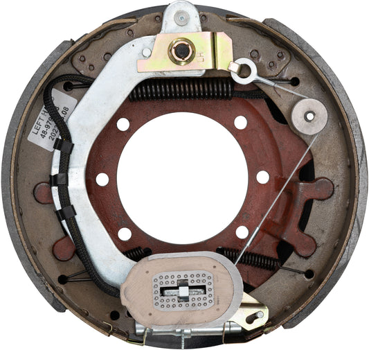 12‑1/4" x 3‑3/8" Self‑Adjusting Electric Trailer Brake Assembly – 10,000 lb, Left‑Hand (Ferro Distribution) F02030