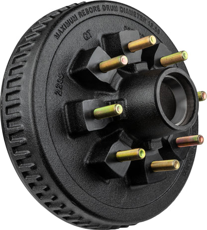 Hub/Drum Assembly (7000 lb capacity, 8" X 6.5", 9/16"-18, for 12" Brakes) (F02004) Ferro Distribution