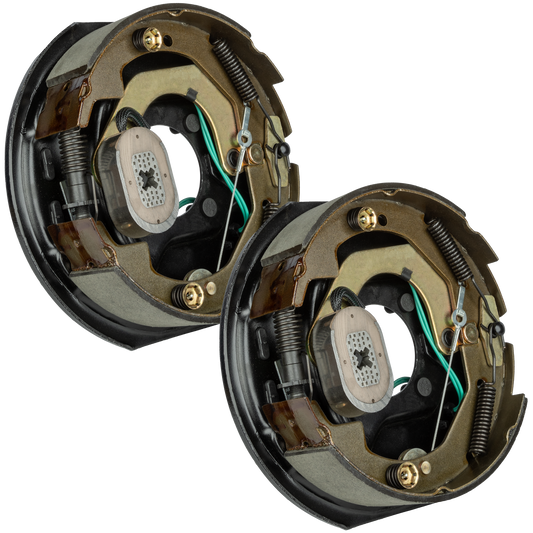 Trailer Brake Kit – Two 10" x 2.25" Self‑Adjusting Electric Brakes, 3,500 lb Axles (Ferro Distribution) F02046