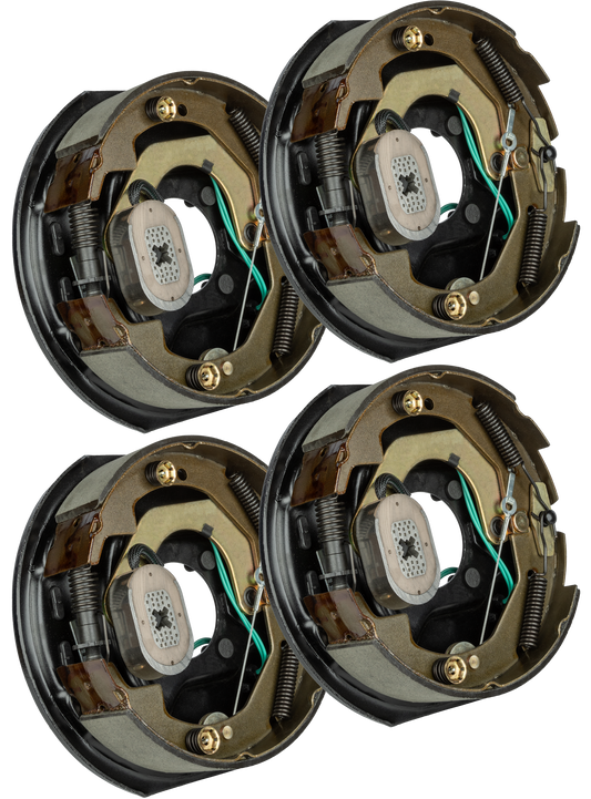Trailer Brake Kit – Four 10" x 2.25" Self‑Adjusting Electric Brakes, 3,500 lb Axles (Ferro Distribution) F02047