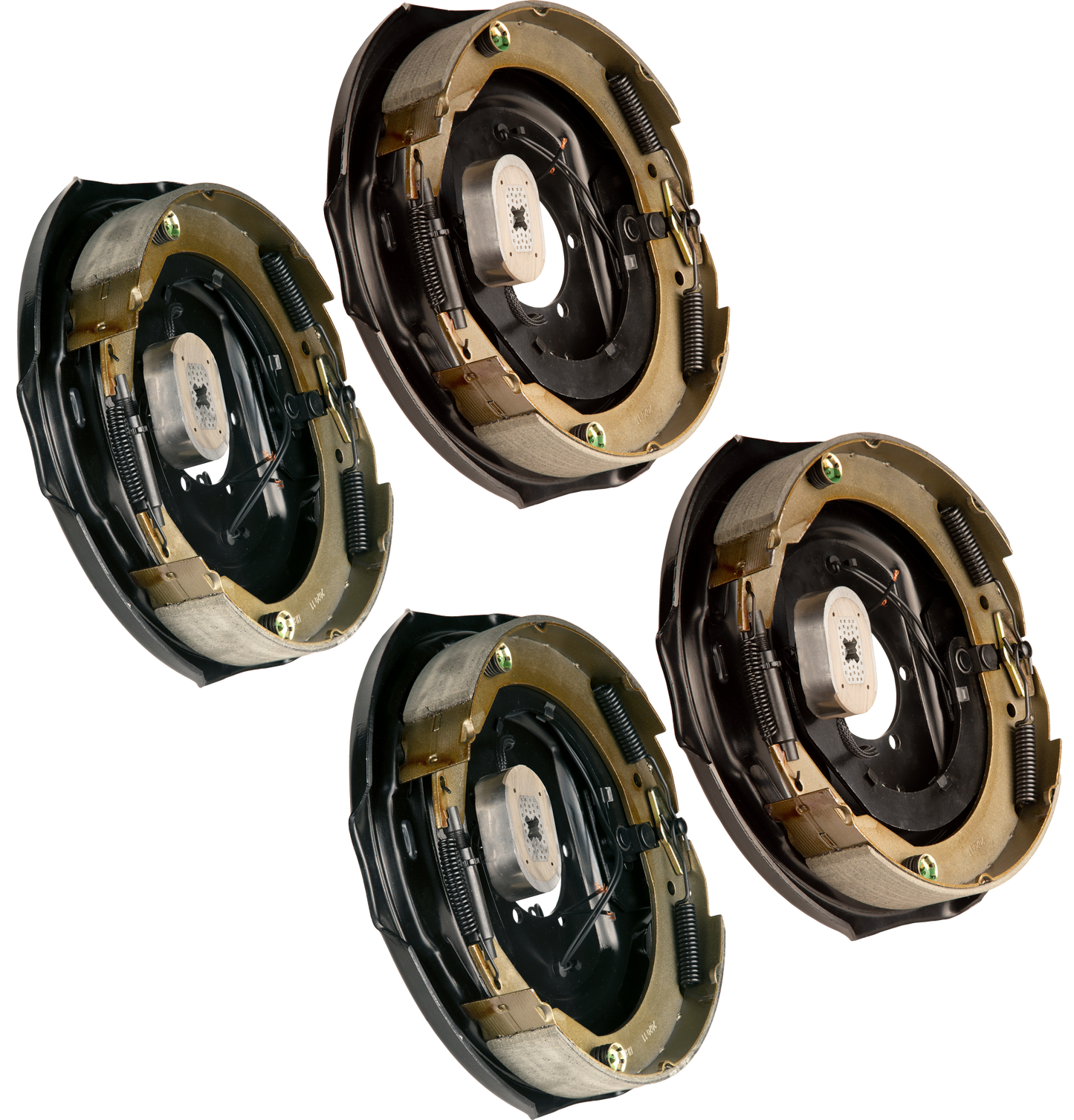 Trailer Brake Kit – Four 12" x 2" Manual‑Adjusting Electric Brakes, 7,000 lb Axles (Ferro Distribution) F02051