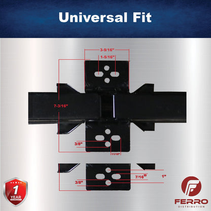 24" Scissor Jack Set – Single Heavy‑Duty RV/Trailer Stabilizer Jack (Ferro Distribution) F03002