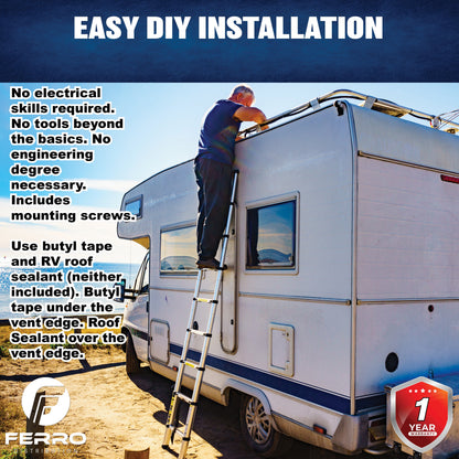Plumbing Vent Cap, Motorized (F09001) Ferro Distribution