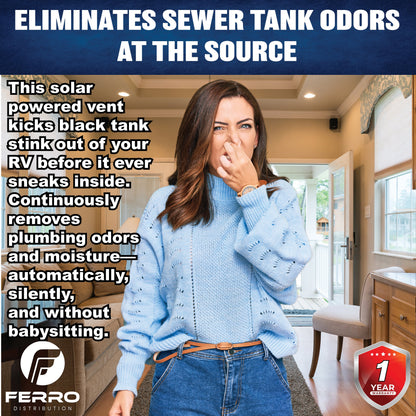 Plumbing Vent Cap, Motorized (F09001) Ferro Distribution