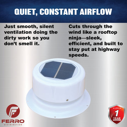 Plumbing Vent Cap, Motorized (F09001) Ferro Distribution