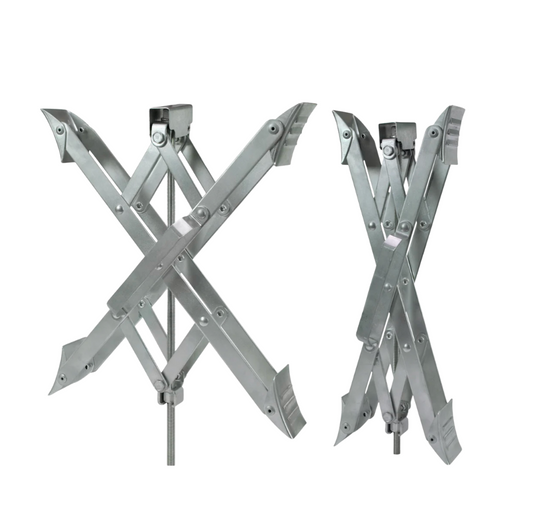 Wheel Chock Tire Lock Set – Extra Large Size, 2‑Pack for Trailers & RVs (Ferro Distribution) F04007