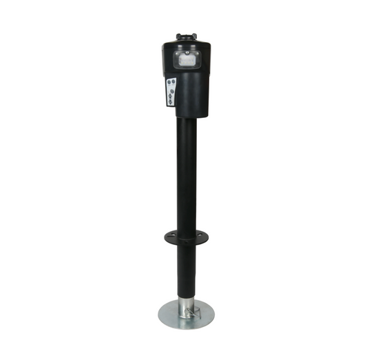 Trailer Tongue Jack – 4,000 lb Lift, Smooth Crank Operation for RVs, Campers & Trailers (Ferro Distribution) F05002