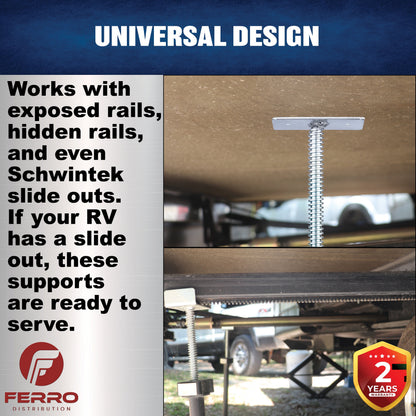 Slideout Supports, 21"- 37" (F06001) Ferro Distribution